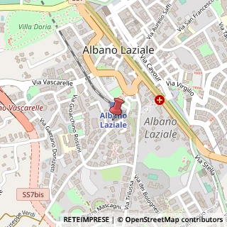 Mappa Via Giuseppe Verdi, 10, 00041 Albano Laziale, Roma (Lazio)