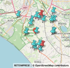 Mappa Via Adriano Aducco, 00134 Roma RM, Italia (7.127)