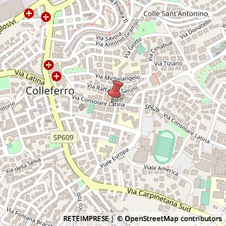Mappa Via Consolare Latina,  89, 00034 Colleferro, Roma (Lazio)