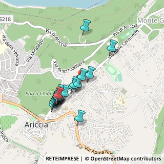 Mappa Via Luigi Fortunati, 00072 Ariccia RM, Italia (0.426)