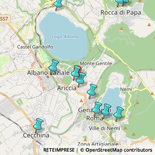 Mappa Via Luigi Fortunati, 00072 Ariccia RM, Italia (2.79909)