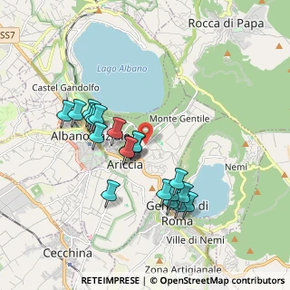 Mappa Via Luigi Fortunati, 00072 Ariccia RM, Italia (1.816)
