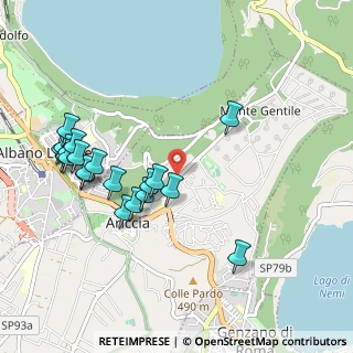 Mappa Via Luigi Fortunati, 00072 Ariccia RM, Italia (1.125)