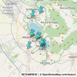 Mappa Via Luigi Fortunati, 00072 Ariccia RM, Italia (2.57545)