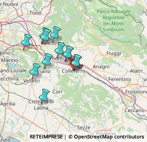 Mappa Via Galileo Galilei, 00034 Colleferro RM, Italia (12.46917)