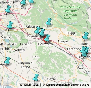 Mappa Via Galileo Galilei, 00034 Colleferro RM, Italia (21.27333)