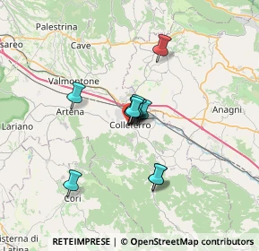 Mappa Via Galileo Galilei, 00034 Colleferro RM, Italia (4.40727)