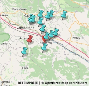 Mappa Via Galileo Galilei, 00034 Colleferro RM, Italia (6.516)