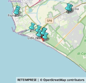 Mappa Via Algajola, 00122 Lido di Ostia RM, Italia (3.68917)