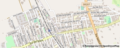 Mappa Castel Gandolfo