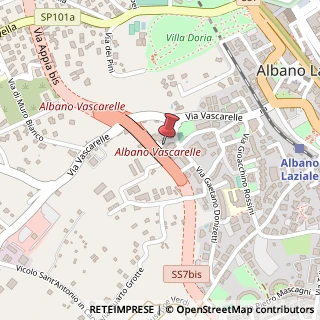 Mappa Via Gaetano Donizetti, 10, 00041 Albano Laziale, Roma (Lazio)