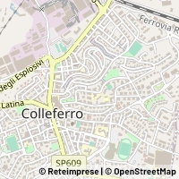 Karte Colleferro