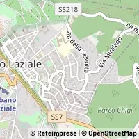 Mapa Albano Laziale