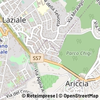 Map Ariccia