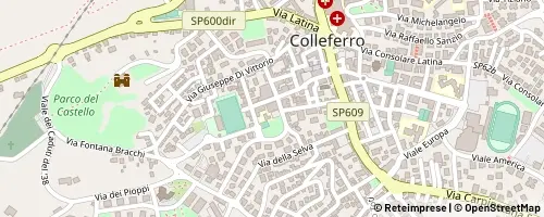 Mappa Colleferro