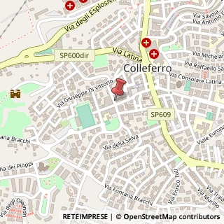 Mappa Via Vittorio Alfieri,  35, 00034 Colleferro, Roma (Lazio)