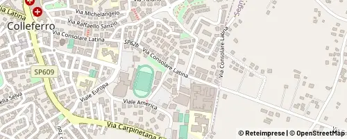 Mappa Colleferro