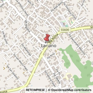 Mappa Via Algidus, 8, 00076 Lariano, Roma (Lazio)
