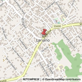 Mappa Via Roma, 132, 00040 Lariano, Roma (Lazio)