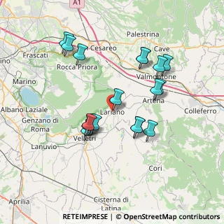 Mappa Via Roma, 00040 Lariano RM, Italia (7.31833)