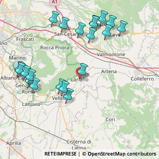 Mappa Via Roma, 00040 Lariano RM, Italia (10.552)