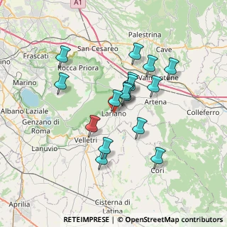 Mappa Via Roma, 00040 Lariano RM, Italia (6.22588)