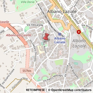 Mappa Via G. Rossini, 77, 00041 Albano Laziale, Roma (Lazio)