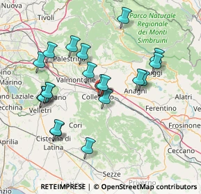 Mappa Via Consolare Latina, 00034 Segni RM, Italia (15.536)