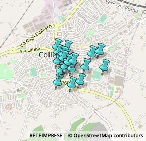 Mappa Via XXIX Gennaio, 00034 Colleferro RM, Italia (0.2335)