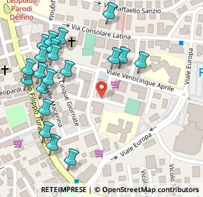 Mappa Via XXIX Gennaio, 00034 Colleferro RM, Italia (0.161)