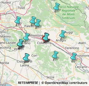 Mappa Via XXIX Gennaio, 00034 Colleferro RM, Italia (15.29438)