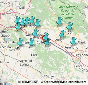 Mappa Via XXIX Gennaio, 00034 Colleferro RM, Italia (14.03813)
