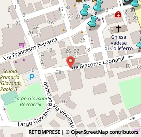 Mappa Via G. Leopardi, 00034 Colleferro RM, Italia (0.151)
