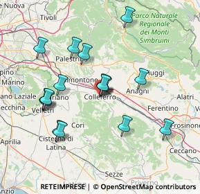 Mappa Via G. Leopardi, 00034 Colleferro RM, Italia (15.17188)