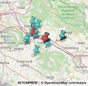 Mappa Via G. Leopardi, 00034 Colleferro RM, Italia (9.092)