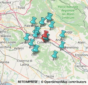 Mappa Via G. Leopardi, 00034 Colleferro RM, Italia (10.272)