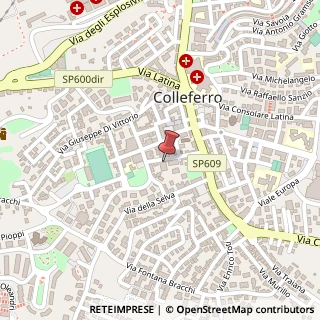 Mappa Via G. Leopardi, 28/A, 00034 Colleferro, Roma (Lazio)