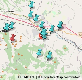 Mappa Via G. Leopardi, 00034 Colleferro RM, Italia (3.825)