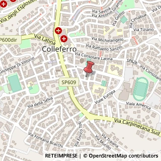 Mappa Via XXIX Gennaio, 25, 00034 Colleferro, Roma (Lazio)