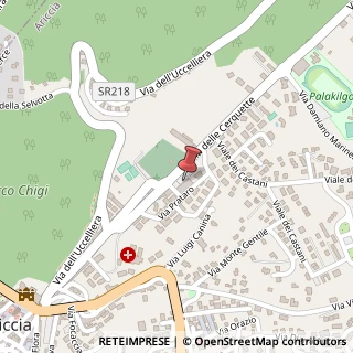 Mappa Via delle Cerquette, 56, 00040 Albano Laziale, Roma (Lazio)