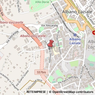 Mappa Via Gaetano Donizetti, 66, 00041 Albano Laziale, Roma (Lazio)