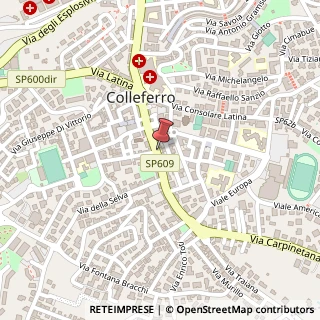 Mappa Corso Filippo Turati,  45, 00034 Colleferro, Roma (Lazio)