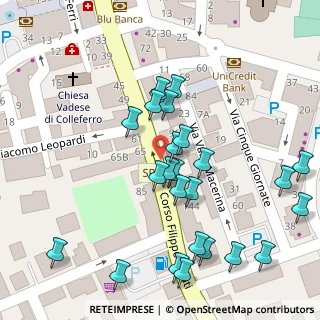 Mappa Corso Filippo Turati, 00034 Colleferro RM, Italia (0.04583)