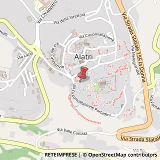 Mappa Corso umberto i 2, 03011 Alatri, Frosinone (Lazio)