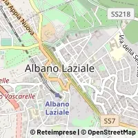 Karte Albano Laziale