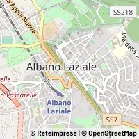 Hartă Albano Laziale