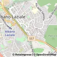 Kaart Albano Laziale