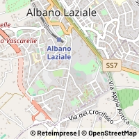 Mapa Albano Laziale