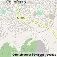 Hartă Colleferro