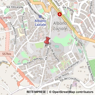 Mappa Via Trilussa, 118, 00041 Albano Laziale, Roma (Lazio)